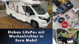 Einbau LiFePo4 und Wechselrichter im Wohnmobil [upl. by Ahcorb]