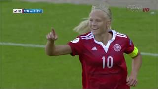 Pernille Harder  Goals amp Skills  2017 [upl. by Eisac]