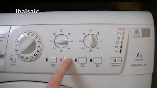 Hotpoint Aquarius WDL520 Washing Machine Demonstration [upl. by Alinoel]