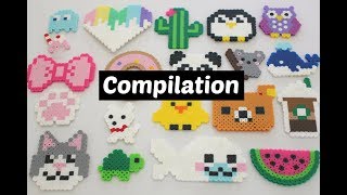 Perler Bead DIY Compilation  20 Designs [upl. by Darce]