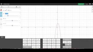 Desmos Graphing a Quadratic Function Parabola [upl. by Etnoved709]