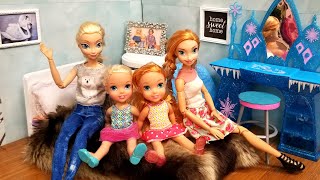 House Redecorating  Elsa and Anna toddlers  family pictures  new furniture  photos [upl. by Yeltnerb]