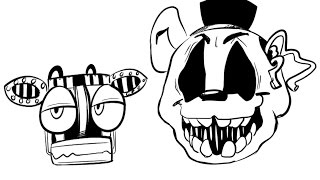 Drawing Lots of FNaF Characters [upl. by Eita756]