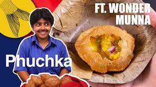 Complete Phuchka Recipe—Kolkata Phuchka Papri Alu amp Water—feat Wonder Munna—Durga Pujo Special [upl. by Assilam994]