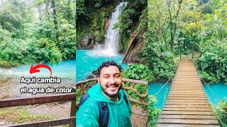 EXPLORANDO el RIO mas LINDO de COSTA RICA  Rio Celeste [upl. by Neroled]