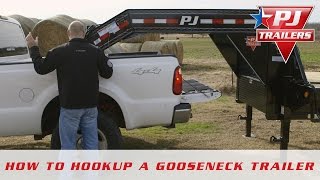 How to Hook Up a Gooseneck Trailer [upl. by Arihs]