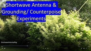 Shortwave radio antenna and ground demonstration [upl. by Lytton463]