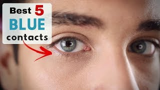 TOP 5 Blue Contact Lenses  Fonzevil [upl. by Liahcim964]