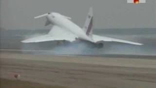 Tu144 LL landing [upl. by Streeter485]