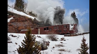 Cumbres and Toltec Rotary snowplow part 2 Assault on Cumbres Pass [upl. by Mulligan860]