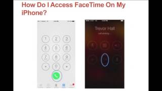 How to Use FaceTime On Your iPhone [upl. by Nylidam]