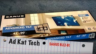 Sanus Wall Mount BLT2B1 Installation unboxing and review [upl. by Rainah]