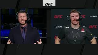 UFC Vegas 14 Paul Felder Postfight Interview [upl. by Esinej]