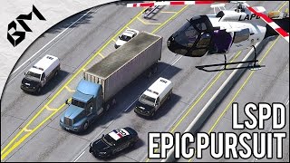 GTA 5  LSPDFR  Police Pursuit  Heli Patrol  ASU  Patrouille 26 [upl. by Nerac]