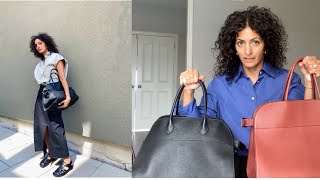 THE ROW MARGAUX BAG REVIEW [upl. by Shatzer]