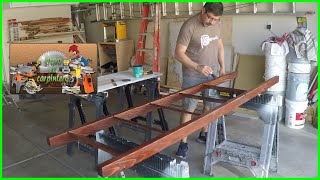 Como hacer una escalera decorativa y rustica en madera  Make a Decorative Ladder for Blankets [upl. by Vannie]