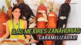 DELICIOSAS Zanahorias CARAMELIZADAS 🥕🤤  Recetas Veganas [upl. by Irwinn]