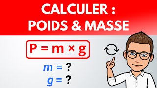 Calculer  POIDS et MASSE  Formules et unités  PhysiqueChimie collège lycée [upl. by Namas]