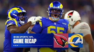 Rams OUTLAST Cardinals inch closer to clinching NFC West  Game Recap [upl. by Nyvek150]