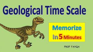 Geological Time Scale and Fossils l Memorize time scale chart in 5 minutes [upl. by Rheingold]