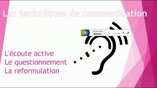 Les techniques de communication [upl. by Silvestro]