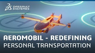 AeroMobil – Redefining personal transportation with the 3DEXPERIENCE Platform  Dassault Systèmes [upl. by Arolf]