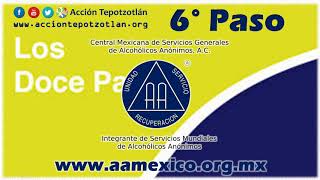 Pasos de AA  Sexto paso AUDIO [upl. by Ricki]