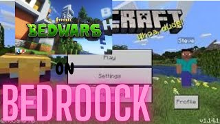 how to play hypixel bedwars on bedrock Ps4XboxNintendo switch [upl. by Letti614]