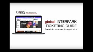 GLOBAL INTERPARK TICKETING  fanclub registration guide [upl. by Ahsiekram]