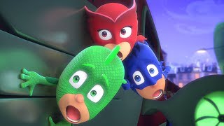 PJ Masks em Português É TUDO CULPA DO TREM CORUJITA  Compilação de episódios  Desenhos Animados [upl. by Sianna]