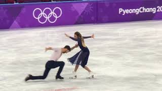 Cizeron and Papadakis 2018 PyeongChang Olympic free dance new world record 12335 [upl. by Alrats]