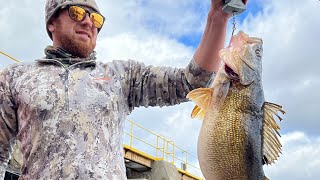 Walleye Fishing the Menominee River [upl. by Eiramllij604]