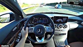 The Mercedes C Class 2020 POV Test Drive [upl. by Zacharie100]