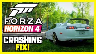 Forza Horizon 4  FIX All Crashes Crash on startup Screen freeze In game crash [upl. by Reffotsirhc843]