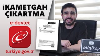 EDevlet İkametgah Çıkarma  İkametgah Belgesi Nasıl Alınır [upl. by Margalo]