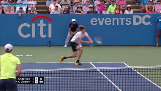 Alexander Zverev the champion in Washington  Citi Open 2017 Final Highlights [upl. by Rehpotsirc]