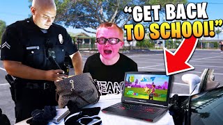 Kid gets arrested after playing fortnite in school EXPELLED [upl. by Castle182]