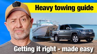 Complete guide to heavy towing GVM GCM amp ATM explained  Auto Expert John Cadogan [upl. by Christel]