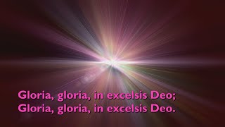 Gloria Gloria In Excelsis Deo Anderson with lyrics for congregations [upl. by Nalro344]