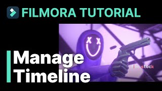 Manage Timeline Filmora Tutorial [upl. by Frisse584]