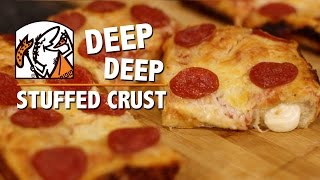 DEEP DEEP Dish Stuffed Crust Pizza [upl. by Floro392]