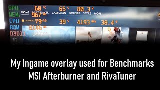 Setting up MSI Afterburner and Riva Tuner for Overlay Statistics [upl. by Hurwitz606]