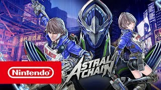 ASTRAL CHAIN  Launch trailer Nintendo Switch [upl. by Neelram]