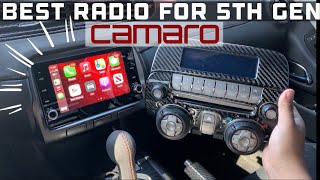 Best radio for 5th Gen camaro With apple car play digital octopus [upl. by Skiest]