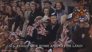 National Anthem of Canada Retro version O Canada pre1980 lyrics [upl. by Esoranna]