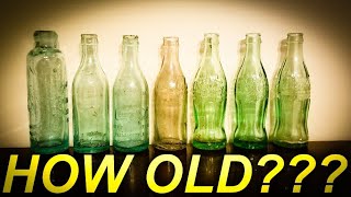 ANTIQUE COKE BOTTLE AGE  HOW TO TELL THE AGE OF COCA COLA BOTTLES [upl. by Thorncombe]