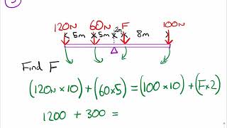 GCSE Physics  Moments worked examples [upl. by Yrem]