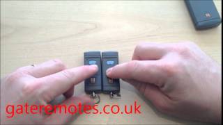 Programming a HSE2 HSM4 or HS4 Hormann Garage amp Gate Remote Control [upl. by Eustasius]