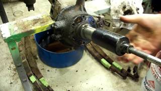 Willys Jeep differential rebuild front end disassembly [upl. by Fihsak451]