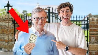 I TRICKED Bill Gates Into Stealing A 100 Bill [upl. by Remark]